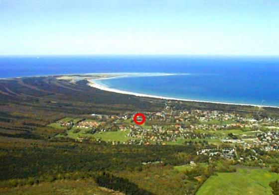 Prerow und der Darwald aus der Luft